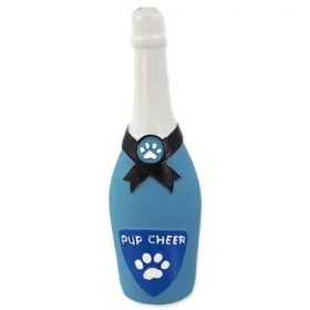 Dog Fantasy Hračka - Latex fľaša sekt so zvukom modrá 16.5cm (454-31840)
