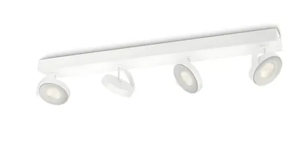 Philips Clockwork 4x4.5W biela / LED bodové svietidlo / 2000 lm / 2200-2700 K / stmievateľné / IP20 (SKL000242382)