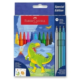 Faber-Castell Sada Fixov Dino so samolepkami / 13ks (554214)