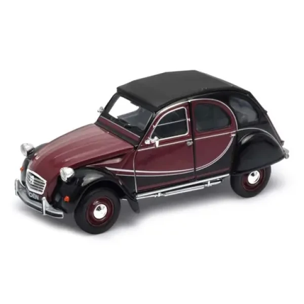 Welly Citroën 2CV 6 Charleston čierna burgund