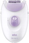 Braun Soft Perfection 3170 / epilátor / 2 rýchlosti / fialovo-biela (3170-B)