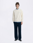 Thinking MU Dori Patch Pannacota Pepe Sweatshirt ECRU L