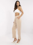 Nohavice DHJ SP 20523.66P light beige jedna velikost