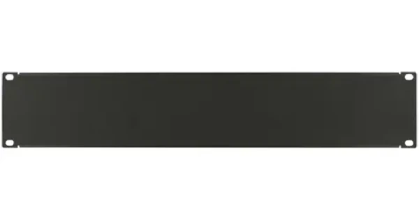 Lanview Zaslepovací panel 19" 2U čierna / Zaslepovací panel / skrutkovací (RAB105BL)