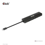 Club3D CSV-1596 čierna / USB-C hub 6v1 / HDMI 8K30Hz / 2x USB-A / 2x USB-C / RJ45 / PD 100W (CSV-1596)