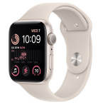 Apple Watch SE 2022 GPS 44mm Starlight Alu Sport Beżowy