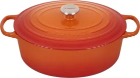 Le Creuset Signature Oválny hrniec s pokrievkou 33 cm oranžová (21178330902430)