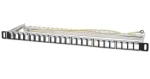 Intellinet 721011 / Patch panel / 19” / 24 portov / tienený / neosadený / 0,5U (721011)