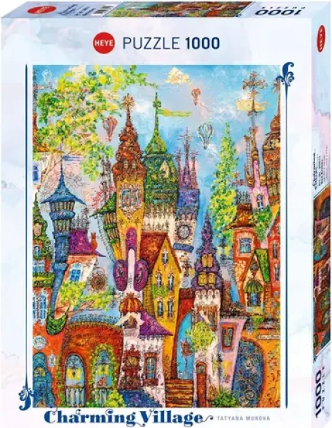 HEYE Puzzle Charming Village: Červené oblúky