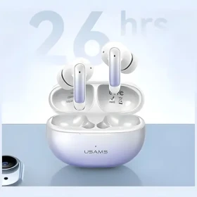 USAMS X-Don Series BHUEN fialová / TWS bezdrôtové slúchadlá / Bluetooth 5.3 / ENC / 13mm (BHUENCXD04)