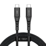 Tech-Protect Ultraboost UB11T čierna / Nabíjací kábel / USB-C - USB-C / PD 100W / QC3.0 / 2 m