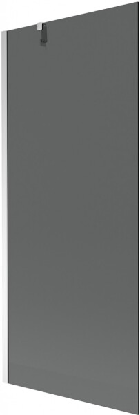 MEXEN/S - Next vaňová zástena FIX 80 x 150, grafit, chróm 895-080-000-00-40-01