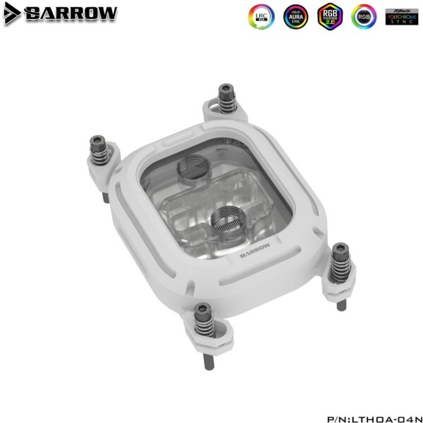 Barrow Barrow Kepler-Series CPU-Wasserblock, Intel LGA 1700/1851 - wei