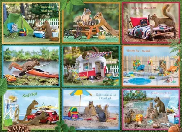 COBBLE HILL Puzzle Veveričky na prázdninách