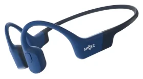 Shokz OpenRun modrá / Bluetooth slúchadlá / pred uši / IP67 / 8 Generácia Bone Conduction