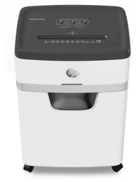 HP OneShred 18CC svetlo šedá / Skartovač / DIN P4 / Krížový rez 4 x 35 mm / 18 listov / 25 l (581830)