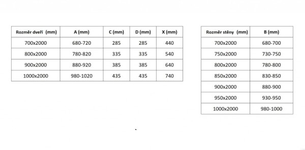 MEXEN/S - Exo sprchovací kút dvere krídlové 100 x 85, transparent, zlato 8182-100-085-50-00