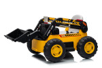 Mamido Mamido Detský elektrický nakladač CAR-26A žltý | 4x4 | RC 2.4Ghz | EKO koža | 12V10Ah