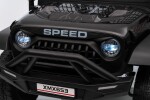 Mamido Mamido Elektrické autíčko Speed Offroad čierne | 4x45W | EVA kolesá | 12V 7Ah | EKO koža