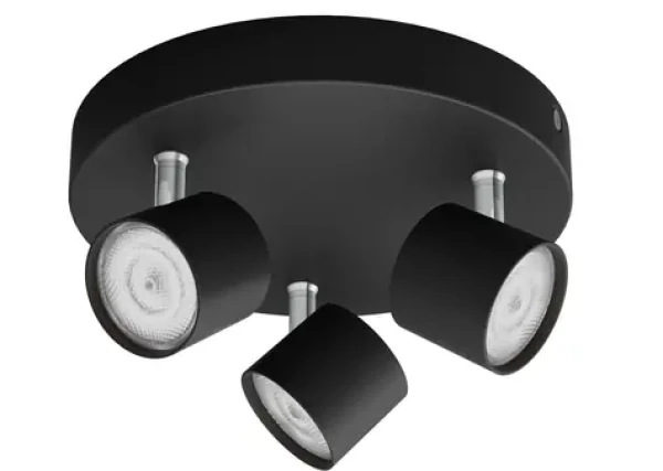 Philips Star 3x4,5W čierna / LED bodové svietidlo / 1500lm / 2700K / IP20 / stmievateľné (SKL000407606)