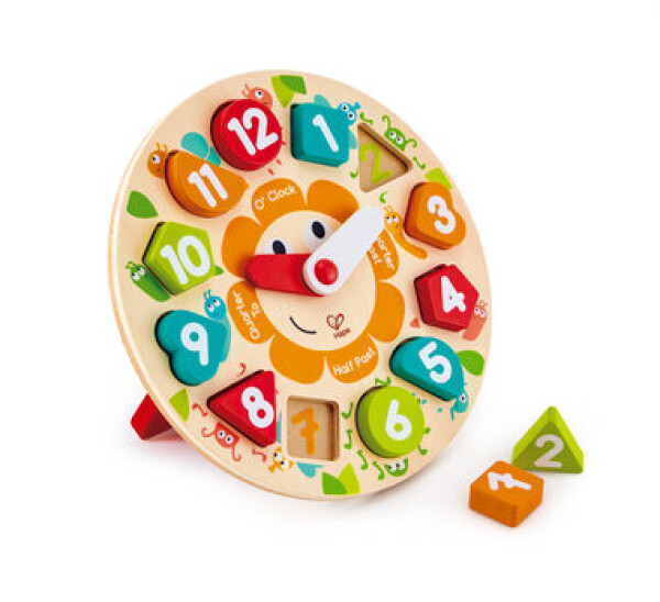 Hape Detské puzzle hodiny