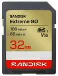 SanDisk Extreme Go SDHC 32 GB / Pamäťová karta / čítanie 100 MB/s / zápis 60 MB/s / vhodné pre 4K (SDSDXGN-032G-GNCIN)