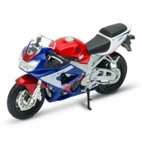 Welly Motocykel Honda CBR900RR Fireblade modro-červená