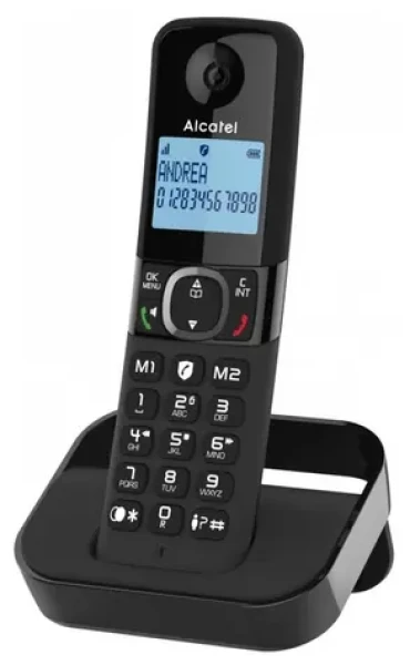 Alcatel F860 čierna / bezdrôtový telefón / LCD displej (Alcatel F860)