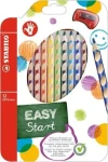 STABILO® EASYcolors - 12 ks sada s strúhadlom - 12 rôznych farieb (332/12)