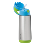 B.box Termoska na pitie so slamkou 500 ml - modrá/zelená EUR