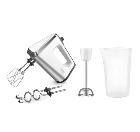Krups GN9121 3Mix 9000 biela, strieborná / Ručný mixér / 750 W / hnetacie háky, metly (GN9121)