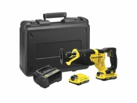 Stanley SFMCS300D2K / Aku mečová píla / 18V / Zdvih 25 mm / 3.000 z-min / 2x2.0A (SFMCS300D2K)