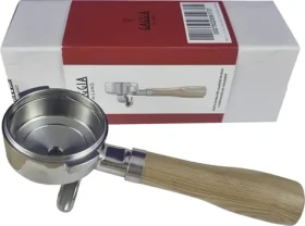 Gaggia Páka Double Spout nerez, jaseňové drevo / Páka pre kávovar / dvojitý výpustok / kompatibilný s Gaggia (421946502601)