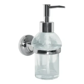 Spirella LAGUNE nástenný dávkovač mydla 0.2 L sklo / chrómovaný plast (7610583178107)