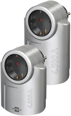 Brennenstuhl Primera-Line sivá / Prepäťová ochrana / 1x zásuvka / 3680 W / IP20 (1506950)
