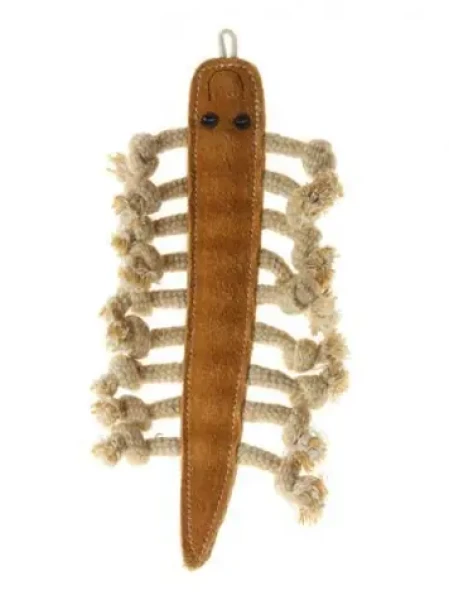 AnimALL Hračka Stonožka koža 26,5x14 cm (113227)