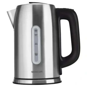 Sencor SWK 1760BK strieborná / Rýchlovarná kanvica / 2400W / 1.7L (8590669216550)