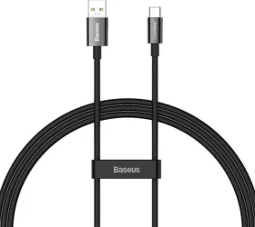 Baseus CAYS000901 Kábel USB-A (M) - USB-C (M) 1 m čierna / 65W (CAYS000901)