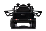 Mamido Mamido Elektrické autíčko OFFROAD čierne 12V Vysoký podvozok, široké sedadlo, Odpružené nápravy, 2,4 GHz Diaľkové ovládanie LED svetlá
