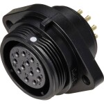 Weipu SP2113 / S 12 guľatý faston, 1 ks; SP2113 / S 12