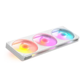 NZXT F360 RGB biela / Ventilátor / 3x 120mm / Fluid Dynamic Bearing / 33 dB / 2400 RPM / 4-pin PWM (RF-R236U-WF)