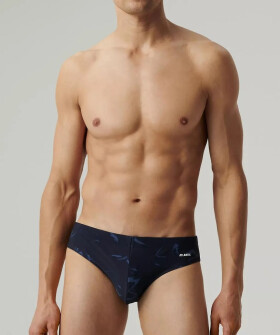 Pánske plavky typu slip KMT-339 tmavo modré – Atlantic 2XL