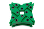 EKWB EK-Vardar X3M Damper Pack - Green 4 ks / anti-vibračný držiak ventilátora / pre EK-Vardar X3M (3830046996978)