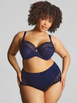 Dámska podprsenka s kosticami Estel 9685 Dark Blue - Panache 75K tmavě modrá