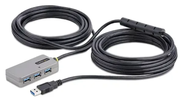 StarTech USB Extender Hub 10 m / USB hub / USB 3.0 / 4 porty / Napájací adaptér (U01043-USB-EXTENDER)