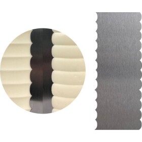 Stierka na dokonalé, hladké okraje torty Ripples 25,5 × 10 cm - Cakesicq - Cakesicq