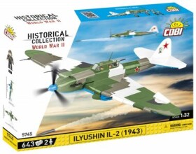 Cobi 5745 Ruské bojové lietadlo Iľjušin IL-2 1943