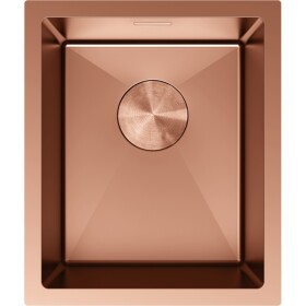 MEXEN - Trixo oceľový drez 1-bowl 370 x 440 mm, meď 6412371000-65