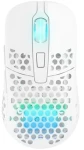 XTRFY M42 Wireless biela / herná bezdrôtová myš / optická / 19000 DPI / 6 tlačidiel / RGB / 2 veľkosti / 2.4GHz (M42W-RGB-WHITE)