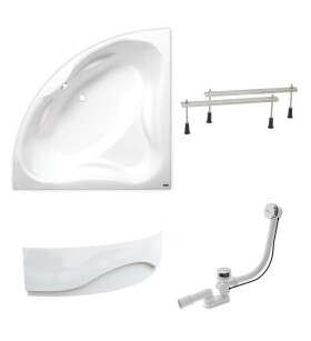 Rohová vana Laguna Royale 150x150 cm akrylát levá i pravá SIKORO1500ANP SIKORO1500ANP